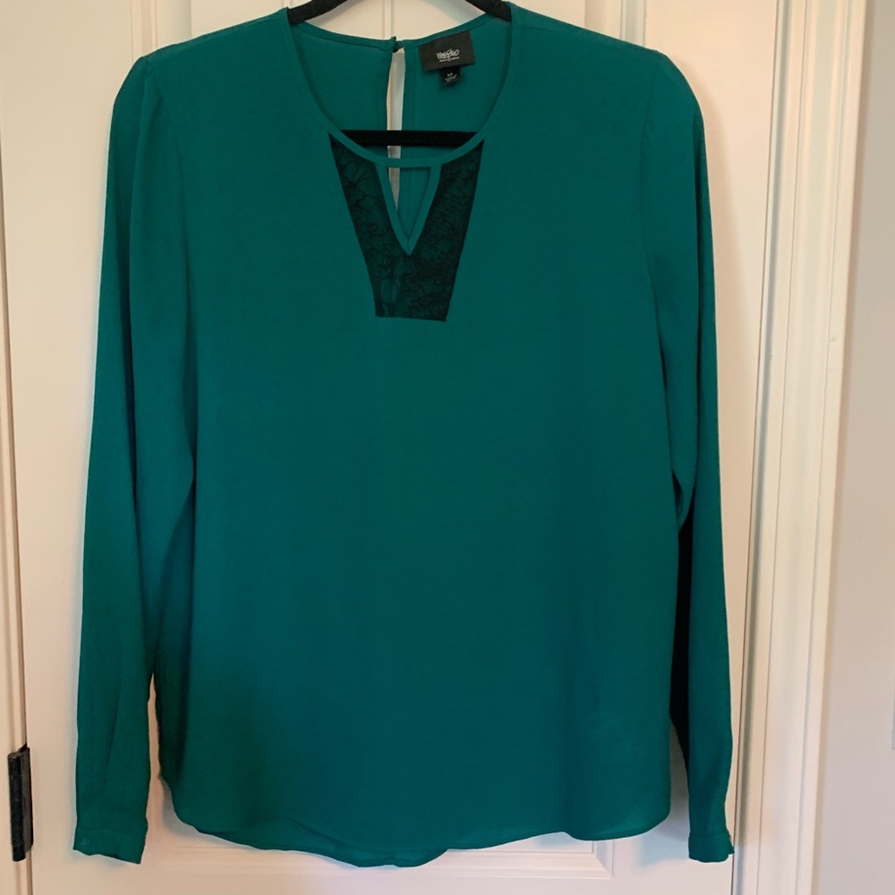 Mossimo Green Blouse - S